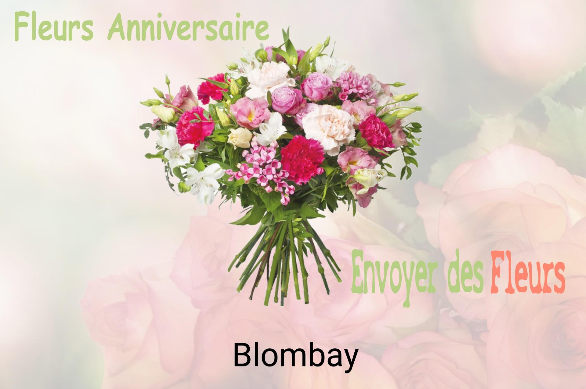 Bouquet de fleurs d’anniversaire livré à Blombay